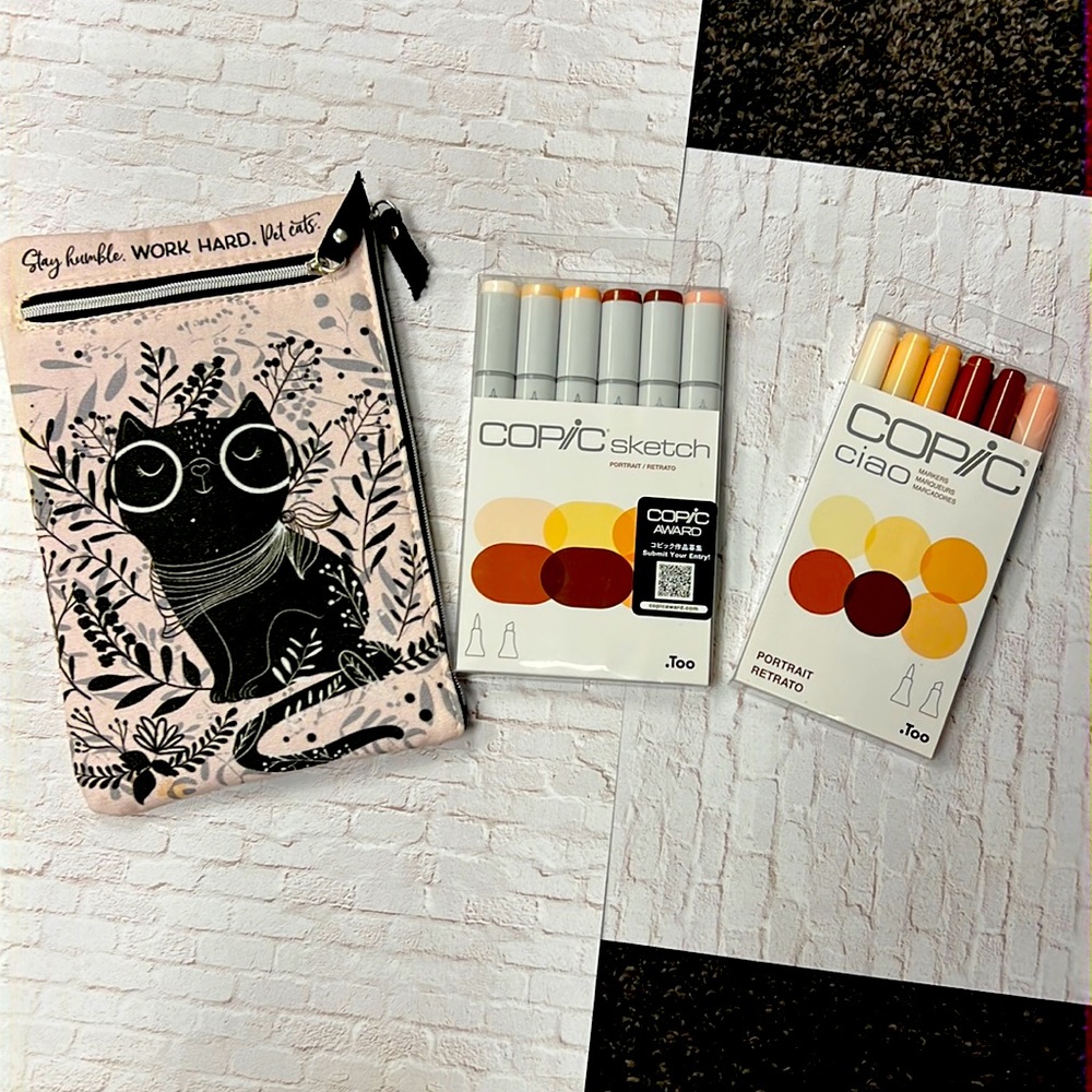 COPIC Portrait Markers + Accessory Bag